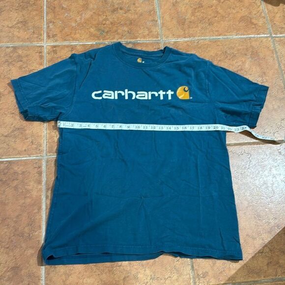 Carhartt Blue Short Sleeve Tee Classic Crew Neck size M - Picture 7 of 7